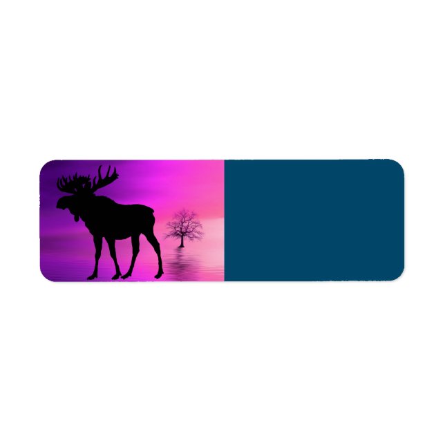 Bull Moose Silhouette (Front)