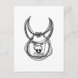 Bull Postcard
