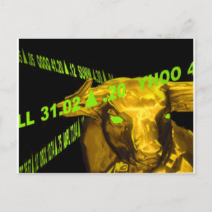 Bull Postcard