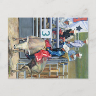 Bull Ride Postcard