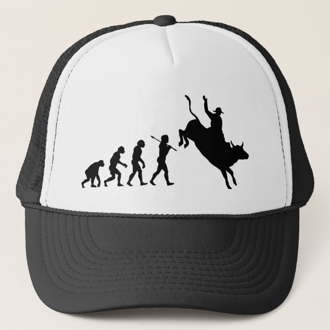 Bull Rider Trucker Hat (Front)