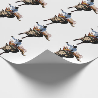 Bull Rider Wrapping Paper