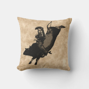 Bull Riding Hero- Rodeo Event  Cushion