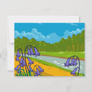 Bull Run Regional Park in Centreville Virginia WPA Postcard