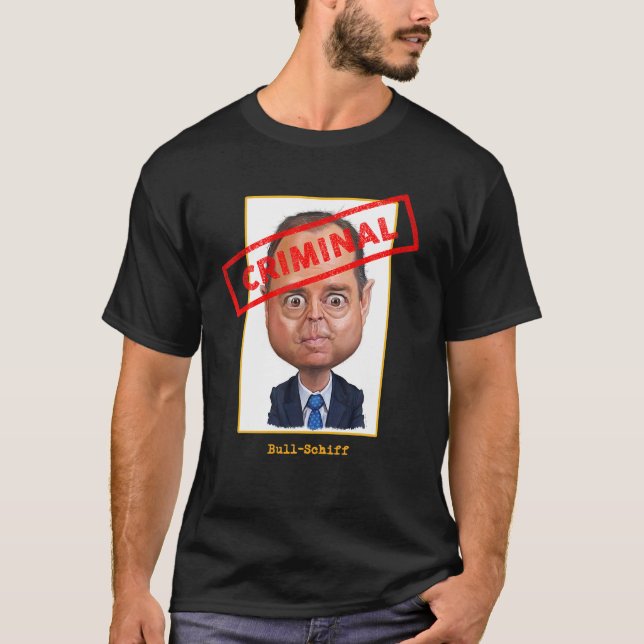 Bull Schiff Meme Shifty Adam Schiff Trump 2020 Imp T-Shirt (Front)