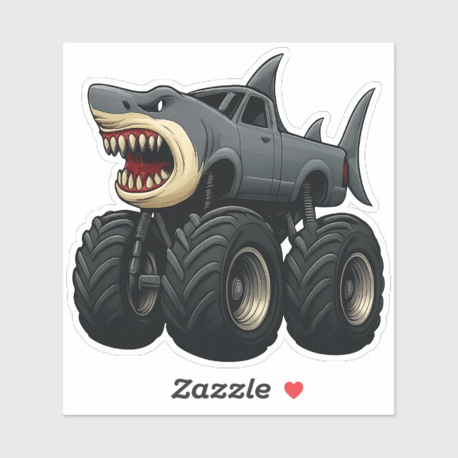 Bull Shark Monster Truck (Sheet)