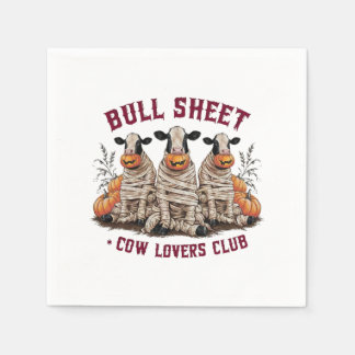 Bull sheet,Cow Lovers Club Napkin