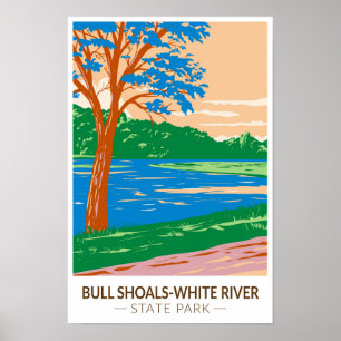 Bull Shoals - White River State Park Arkansas Poster