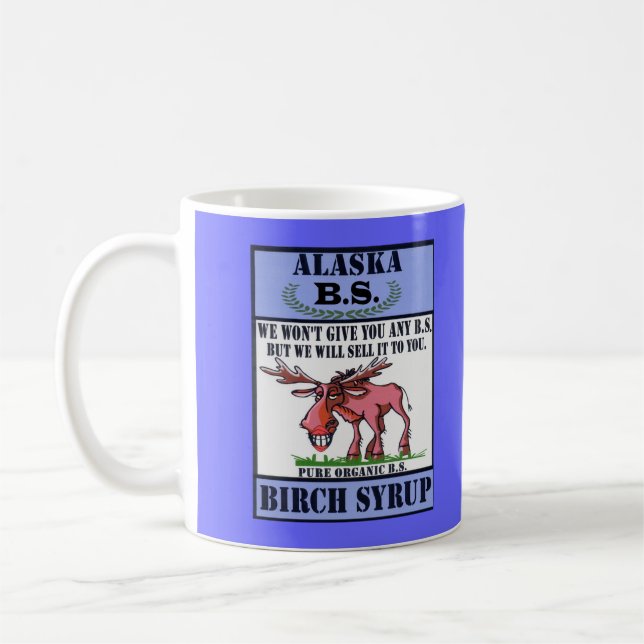 Bull Syrup Moose Coffee Mug (Left)