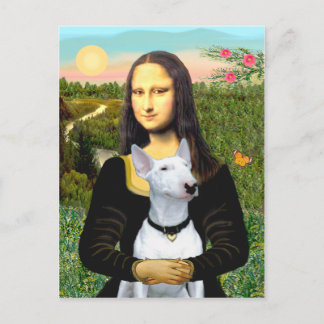 Bull Terrier 1 - Mona Lisa Postcard