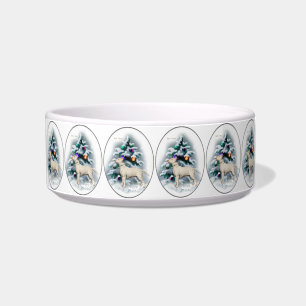 Bull Terrier Christmas Bowl