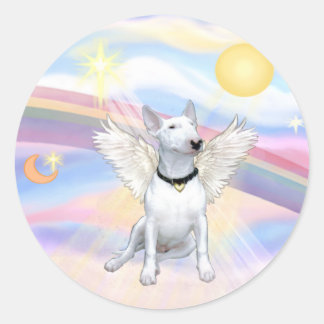 Bull Terrier Classic Round Sticker