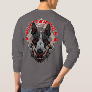 BULL TERRIER Cyberpunk Samurai Elite T-Shirt