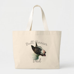 Bull Terrier Dad 2 Large Tote Bag