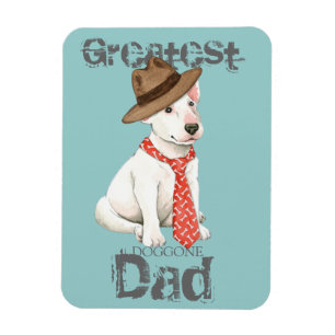 Bull Terrier Dad Magnet