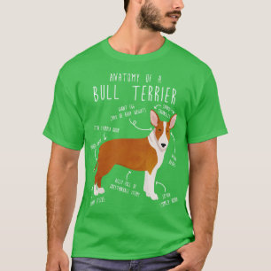Bull Terrier Dog Anatomy 2 T-Shirt