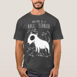 Bull Terrier Dog Anatomy T-Shirt