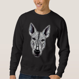 Bull Terrier Dog Face Men Women garment top