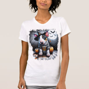 Bull Terrier Dog Halloween T-Shirt