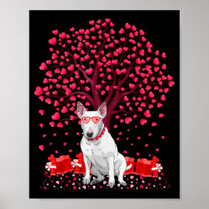 Bull Terrier Dog Lover Funny Bull Terrier Valentin Poster