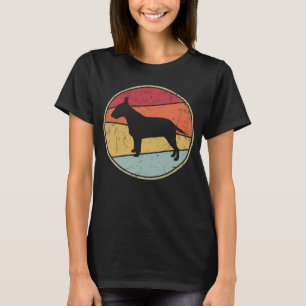 Bull Terrier Dog   Men Women Vintage Bull Terrier T-Shirt