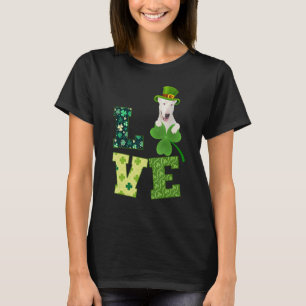 Bull Terrier Dog Shamrock St. Patricks Day   Irish T-Shirt