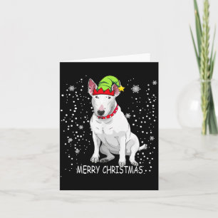 Bull Terrier Dog Tree Christmas Sweater Xmas Dogs  Card
