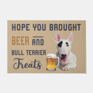 Bull Terrier Doormat,Bull Terrier Love Welcome Mat