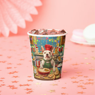 Bull Terrier Holiday Baking: Festive Christmas Paper Cups