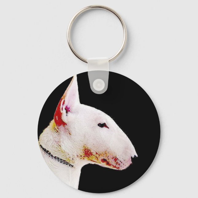 Bull Terrier keychain (Front)
