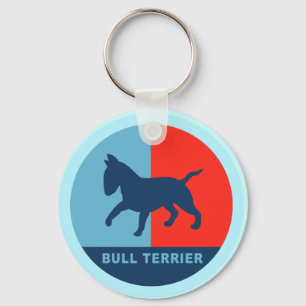 Bull Terrier keychain