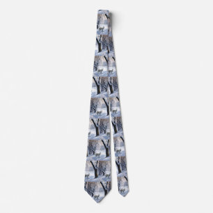 Bull Terrier Let It Snow Christmas  Tie