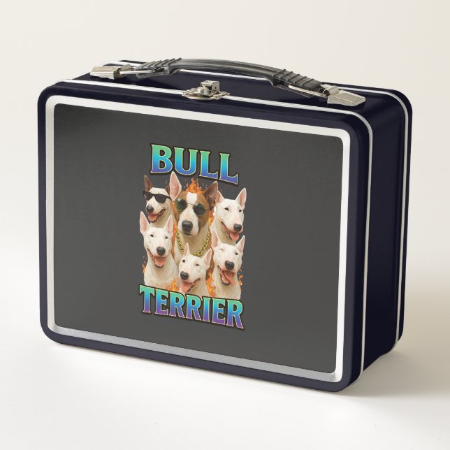 Bull Terrier  Metal Lunch Box (Front)
