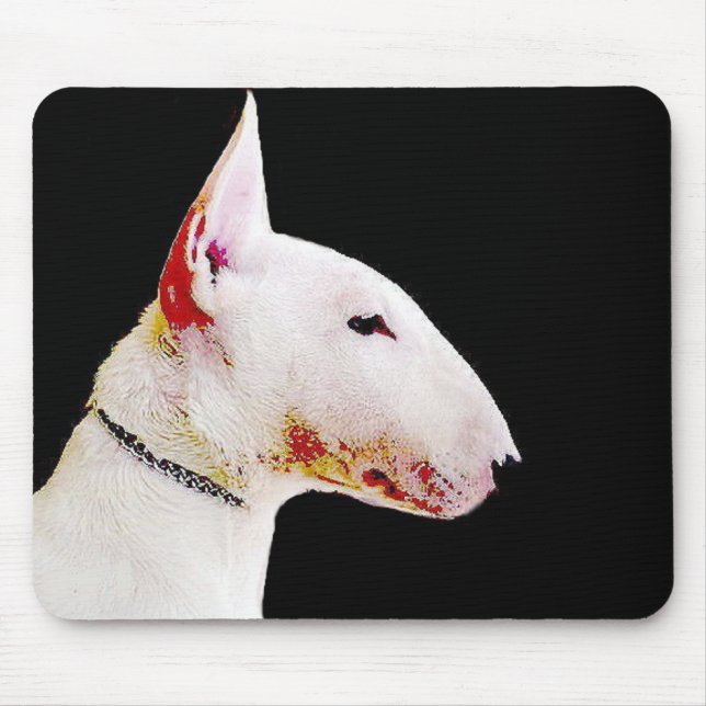Bull terrier mousepad (Front)