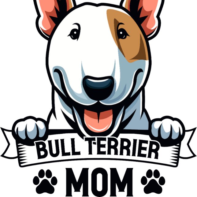 Bull Terrier Mum T-Shirt (Creator Uploaded)
