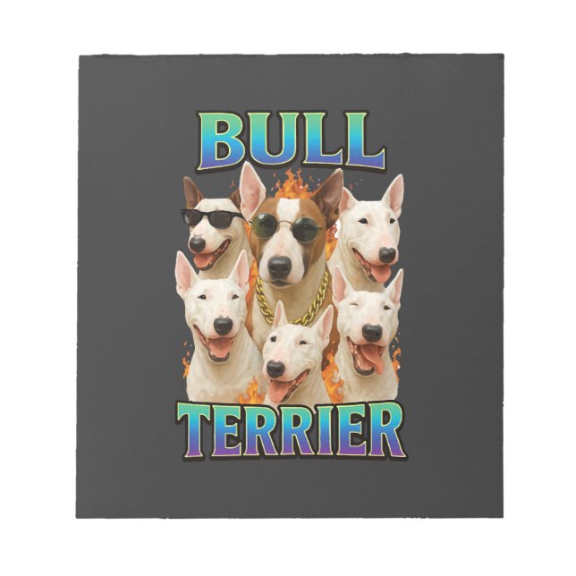 Bull Terrier  Notepad (Front)