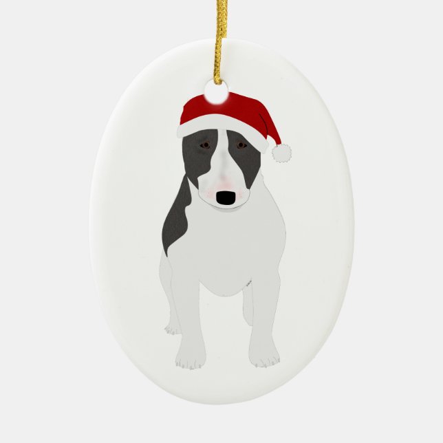 Bull Terrier Ornament (Front)