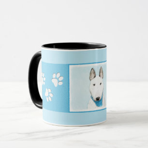 Bull Terrier Painting - Cute Original Dog Art Mug