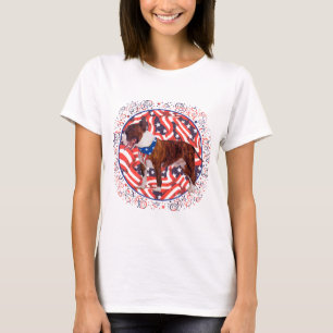 Bull Terrier Patriotic T-Shirt