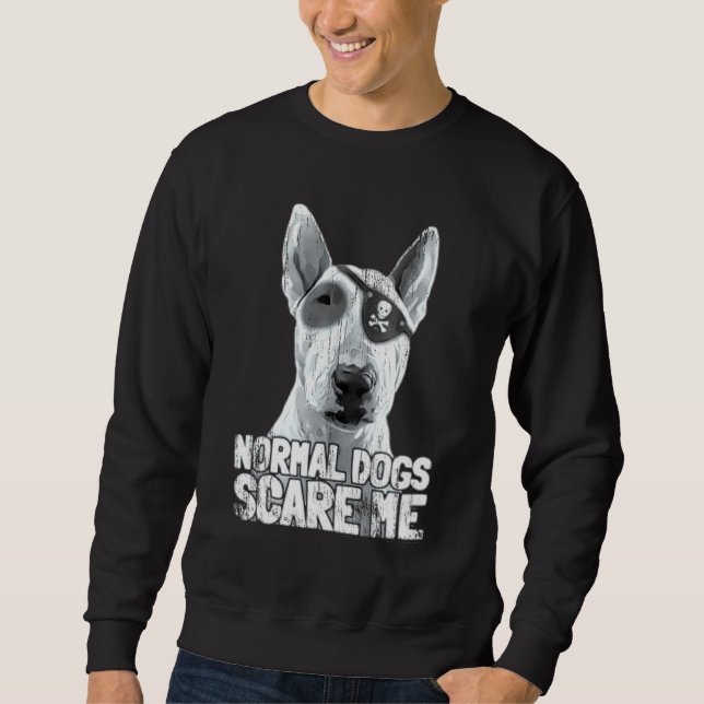 Bull Terrier Pirate Sweatshirt (Front)