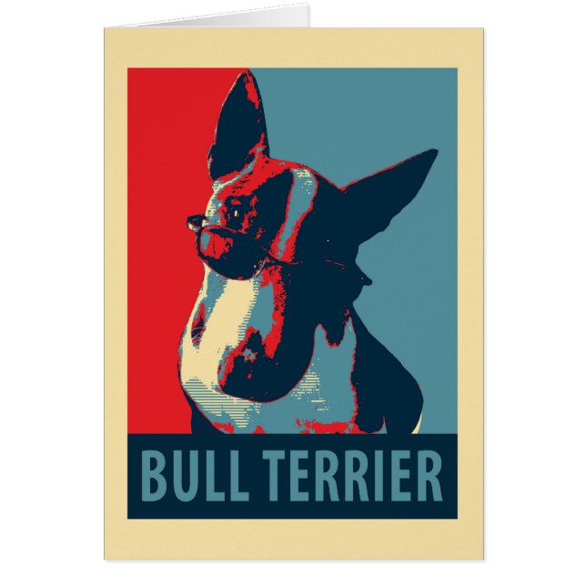 Bull Terrier Political Parody (Front)