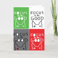 Bull Terrier Pop Art Focus on the GOOD quote