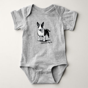 Bull Terrier - Protected by me Baby Bodysuit