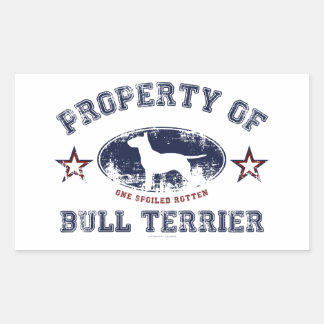 Bull Terrier Rectangular Sticker