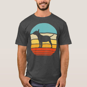 Bull Terrier Retro Vintage 60s 70s Sunset for Men  T-Shirt