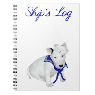 Bull Terrier Sailor Notebook