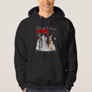 Bull Terrier Santa Dog Christmas Snowman Xmas Paja Hoodie