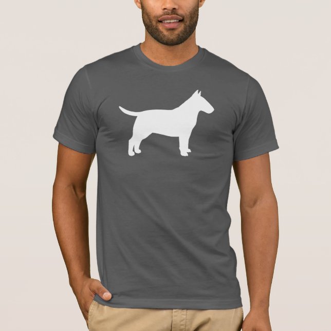 Bull Terrier Silhouette T-Shirt (Front)
