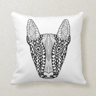 Bull Terrier Sketch Cushion