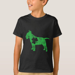 Bull Terrier St Patrick's Day Men Women Shamrock D T-Shirt